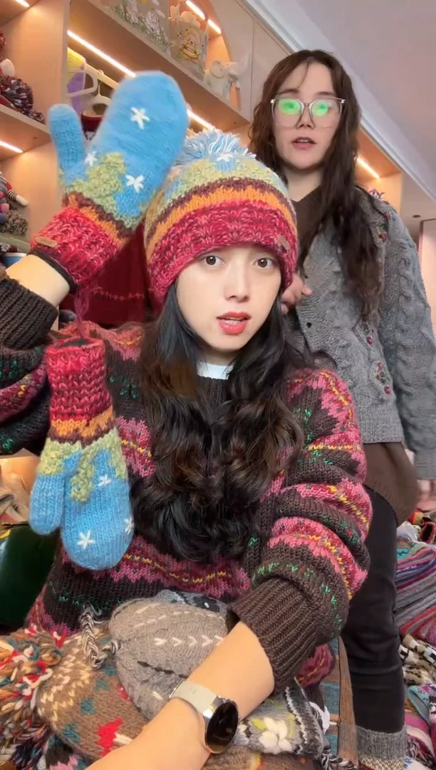 绵羊毛圣诞套装