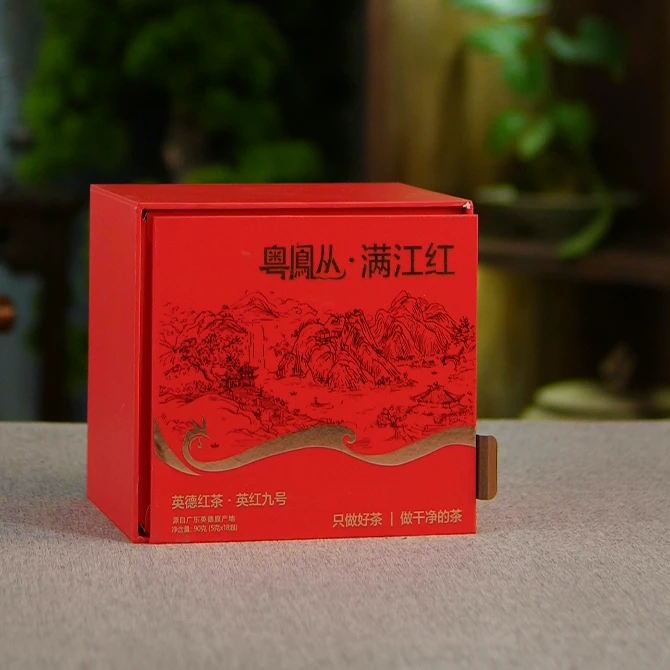 英红九号红茶英德红茶茶叶花果香广东一级浓香罐装5克*18泡CC6983