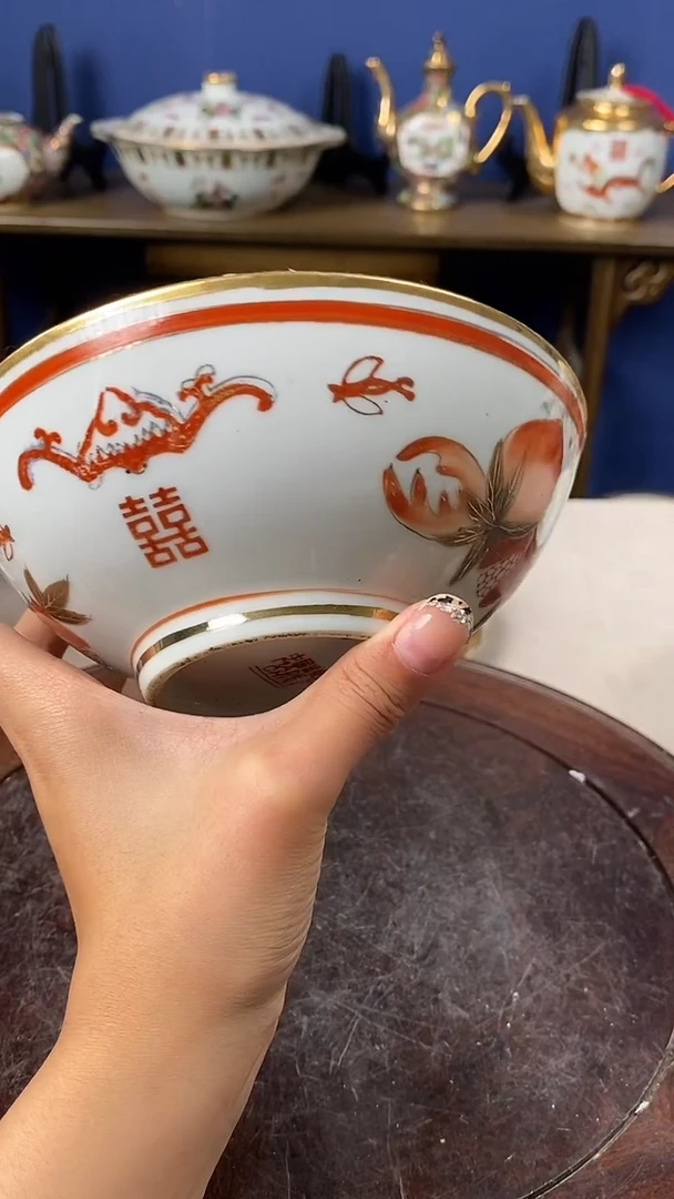 瓷片微瑕景德镇窑厂瓷摆件单件