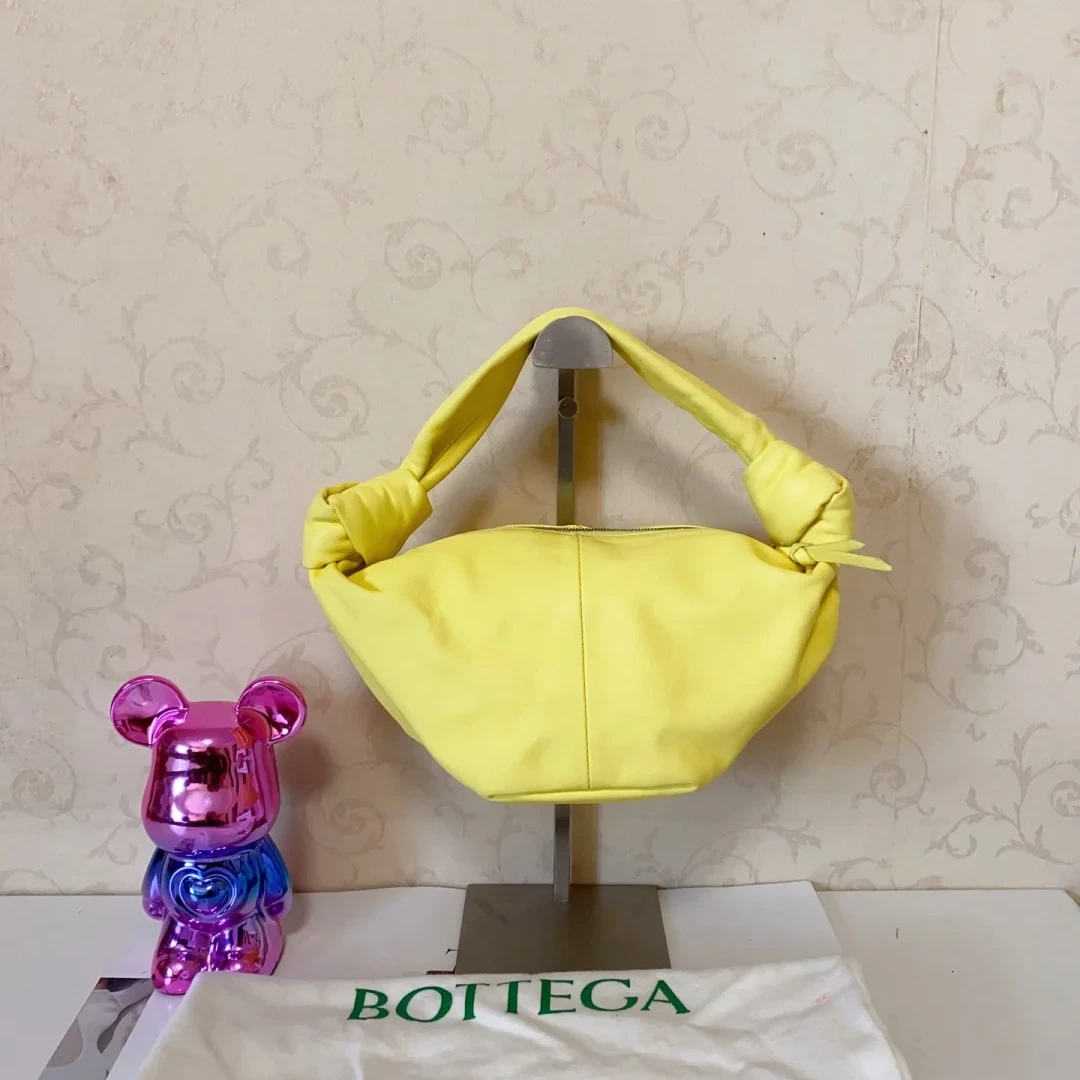 99新 BOTTEGA VENETA/葆蝶家 【柳柳活动】手提包 23 黄色 皮革C
