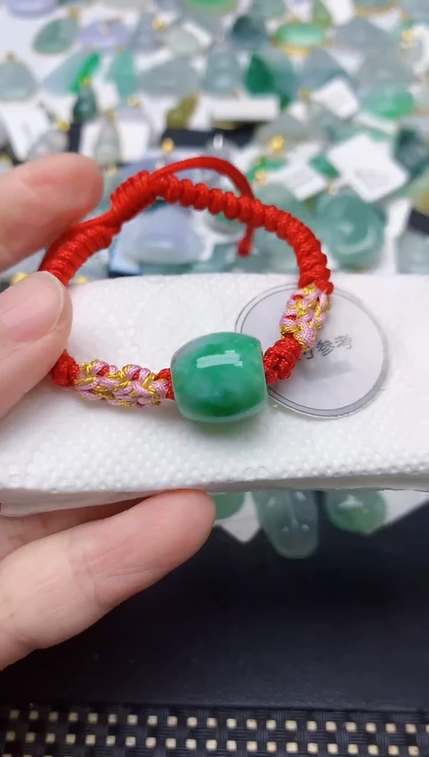 颈饰未镶嵌翡翠天然缅甸A货翡翠