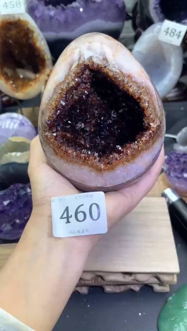 未镶嵌大型摆件（非配饰）紫晶460号龙蛋