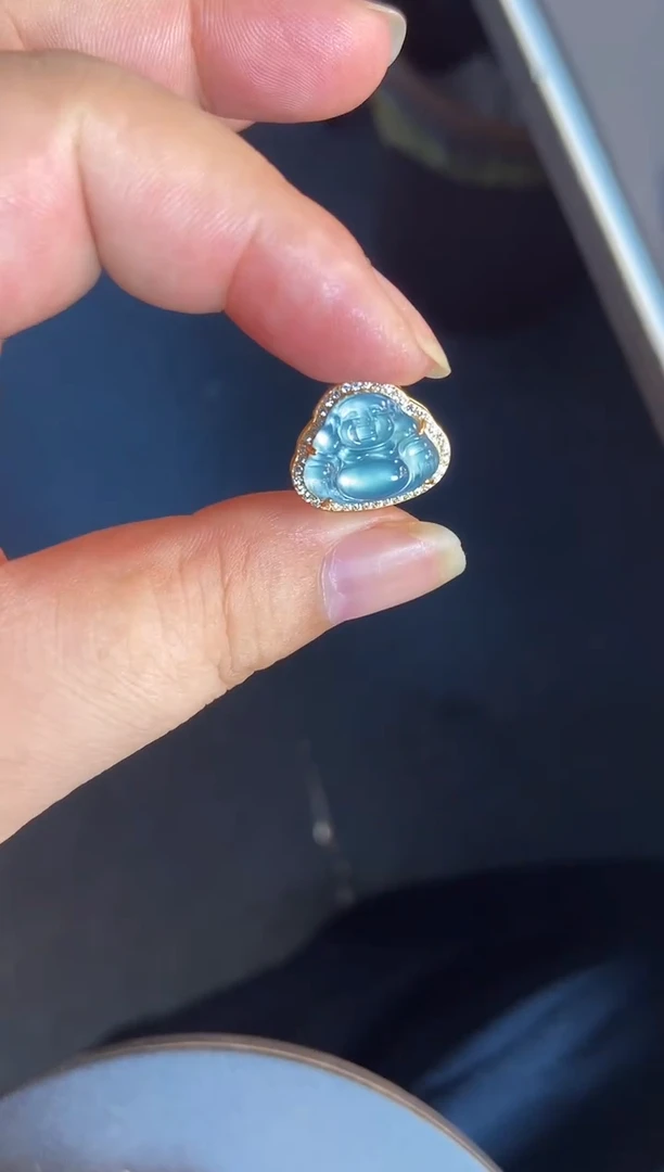 吊坠(不含链)银S925镶嵌翡翠1
