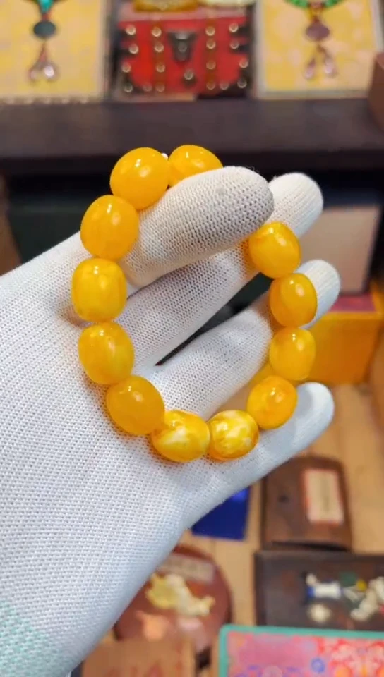 【闪购商品】蜜蜡裸石未镶嵌B瑞哥专属高端精品81