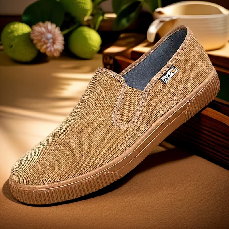 2025休闲透气软底防滑耐磨老北京布鞋男鞋轻便男士春秋舒适中老年
