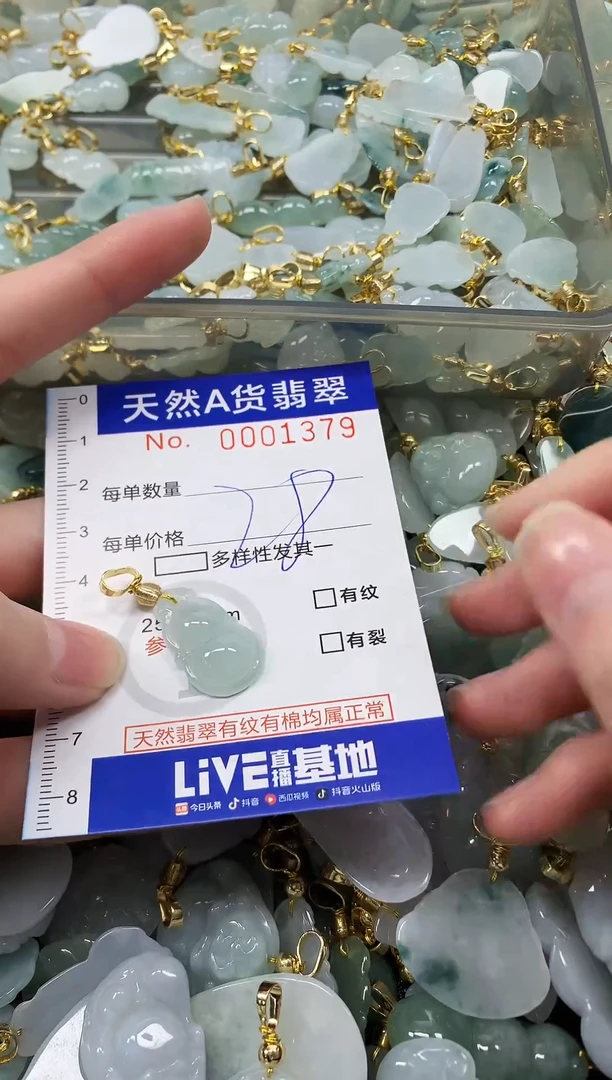 颈饰未镶嵌翡翠天然a货翡翠