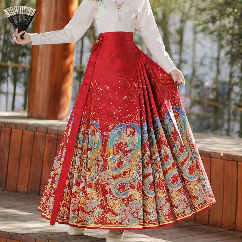 【祥锦龙凤】织金仿妆花重工日常马面裙中国风汉元素
