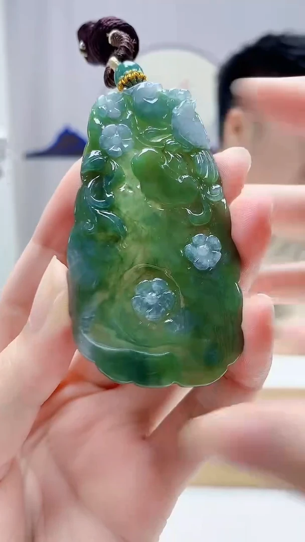 未镶嵌定制翡翠5028zm-毛货挂件19