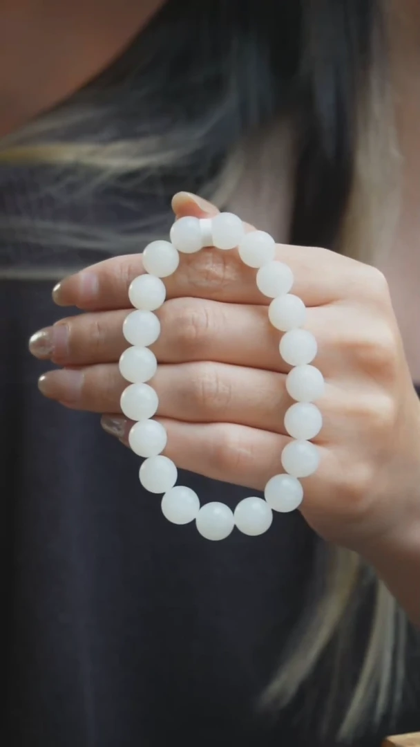 未镶嵌手串和田玉纠****妹O17
