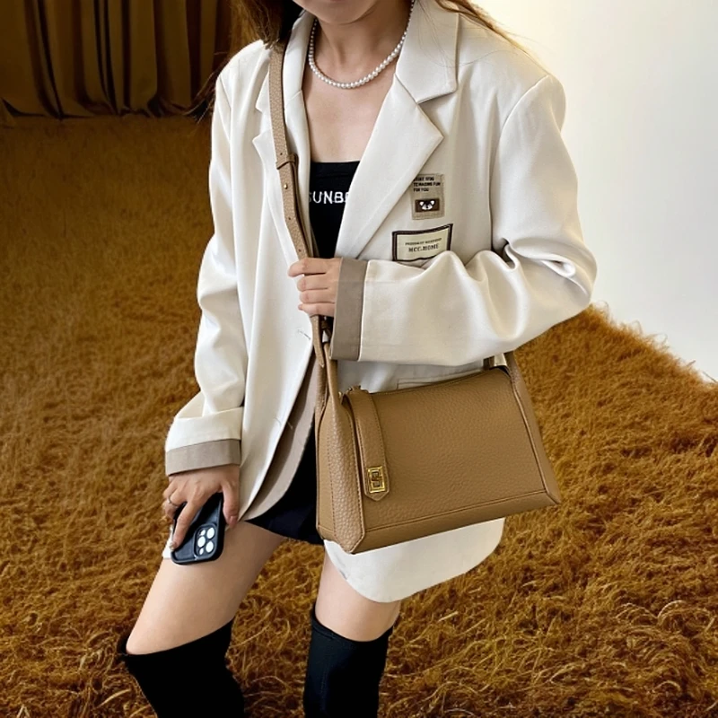 【Show Mi】SKL-A0156-焦茶色-轻奢小众时尚百搭女士包包