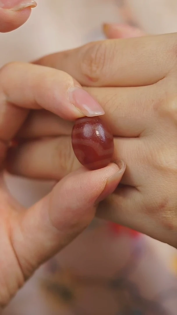 【闪购商品】玛瑙/玉髓单珠未镶嵌多样性发其一（二眼0