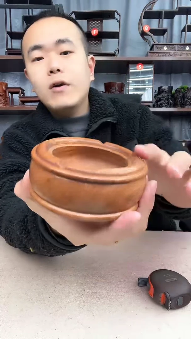 【闪购商品】乌木类端景台2944小李子红木工艺品