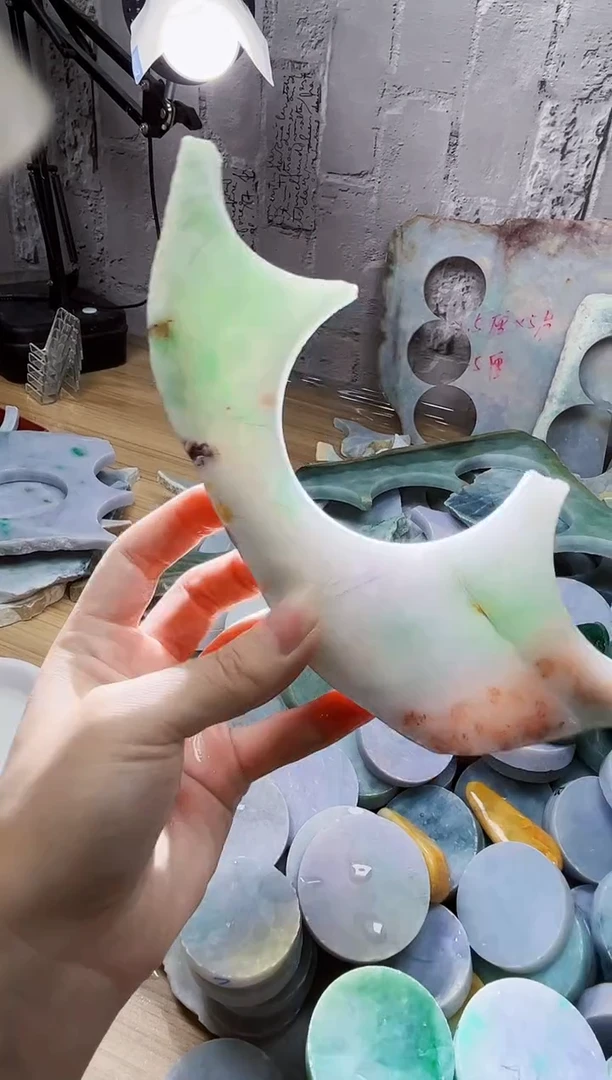 裸石翡翠天然翡翠A货383