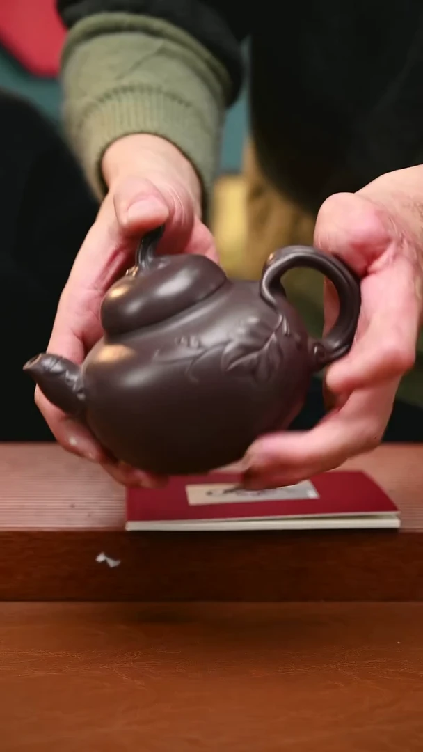 茶壶紫砂QYJ南瓜满刻310