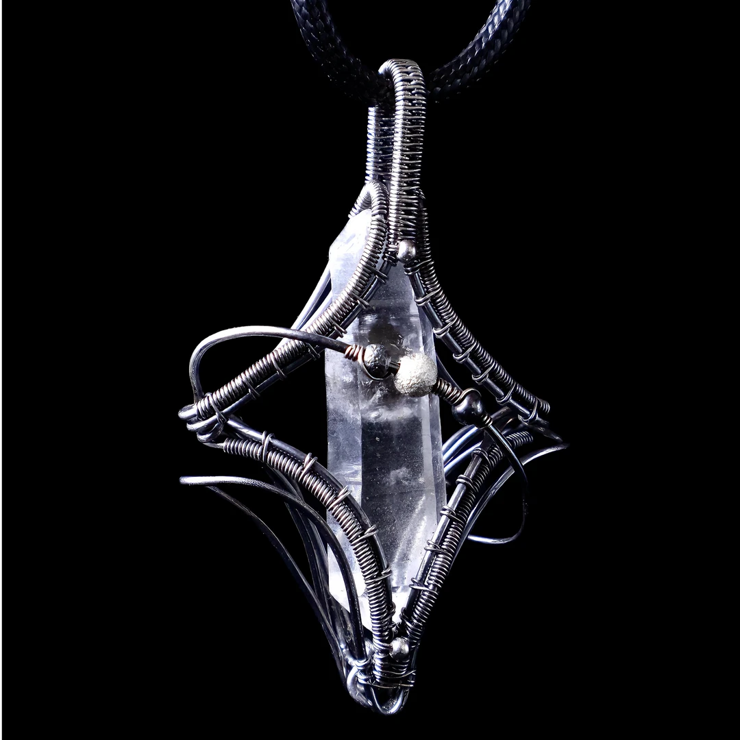 铜羽毛项链 【龙炁觉醒】原创原石星际项链