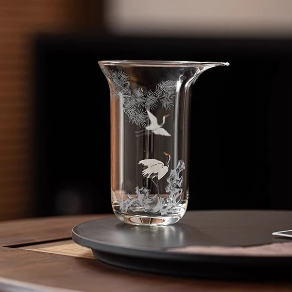 瑞鹤耐热玻璃公道杯中式家用公杯分茶器泡茶杯匀茶杯茶海