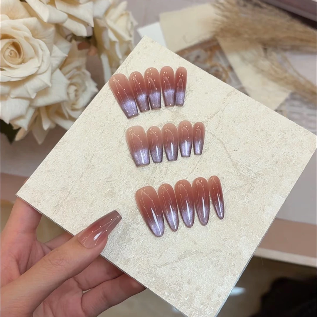 【紫气东来】—禾沐手工穿戴甲