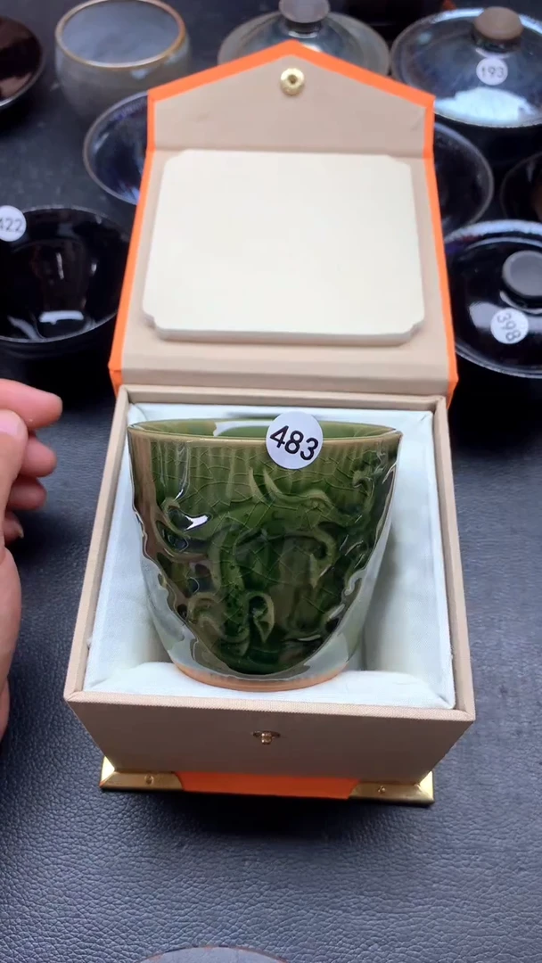 茶盏黑瓷精选茶器483