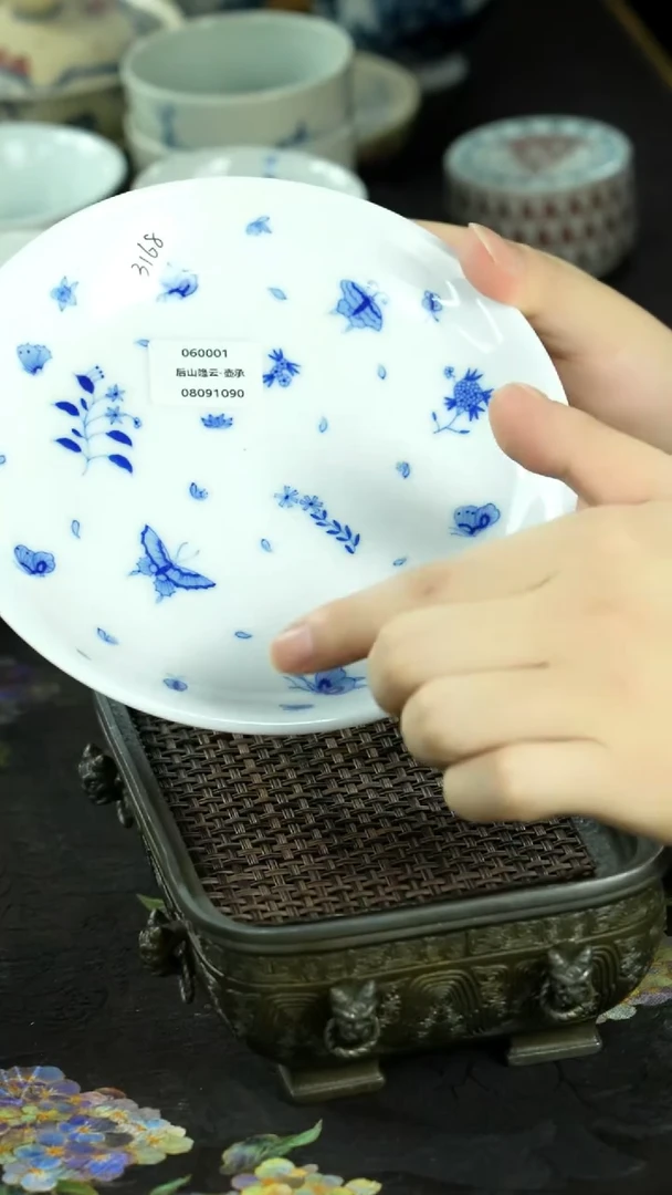 千款手绘茶具直接炸
