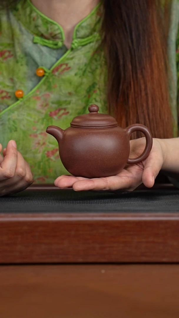 茶壶紫砂花块紫泥匏尊