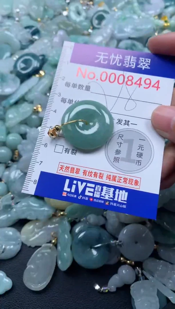 颈饰未镶嵌翡翠8494