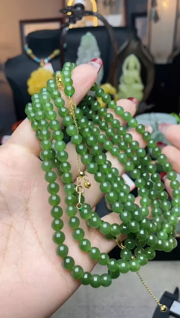 【闪购商品】和田玉颈饰未镶嵌项链c089多样性发其一