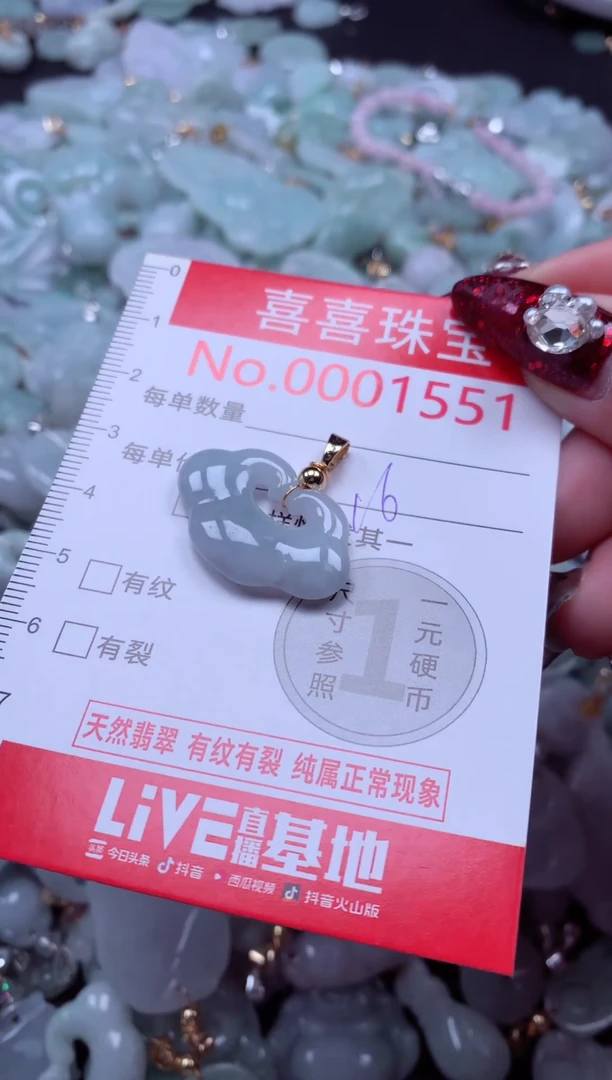 颈饰未镶嵌翡翠1551