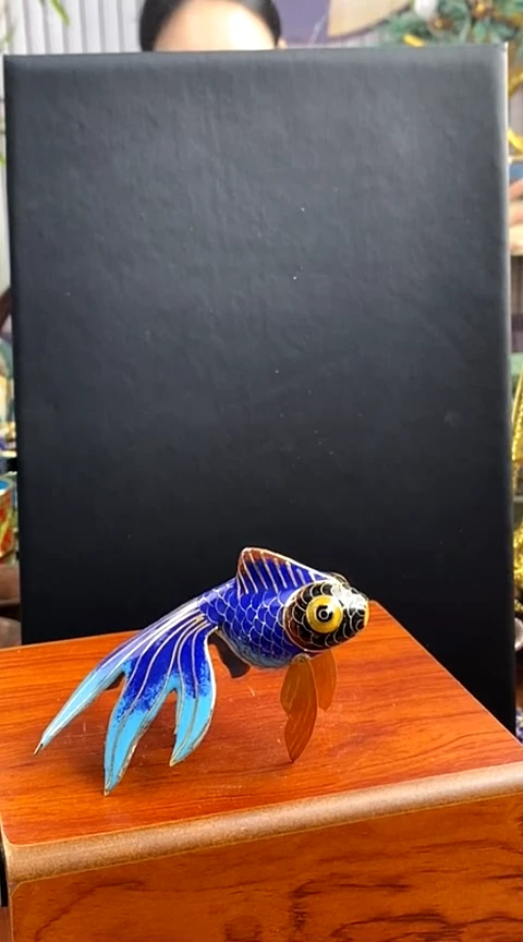 【闪购商品】非遗技艺 景泰蓝金鱼