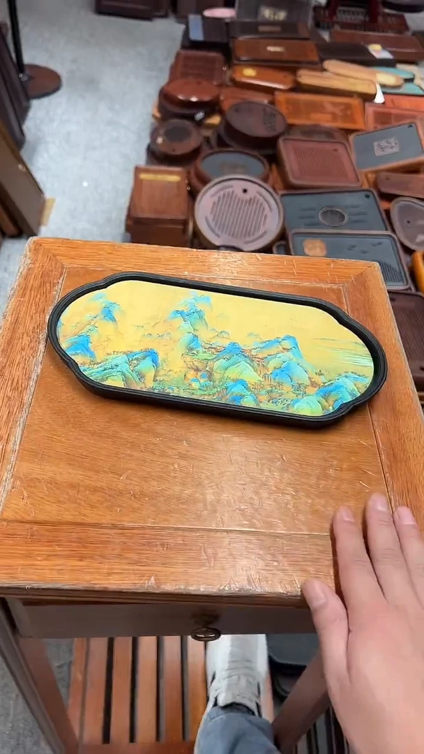 吸水茶盘长28CM*宽14CM茶盘