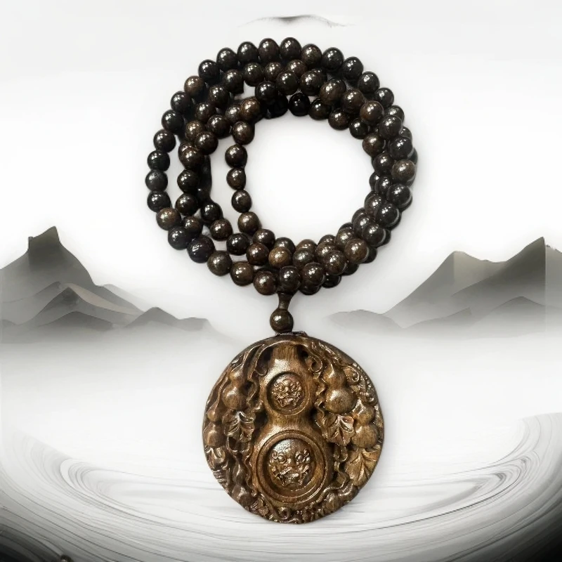 D162越南红土沉香木串