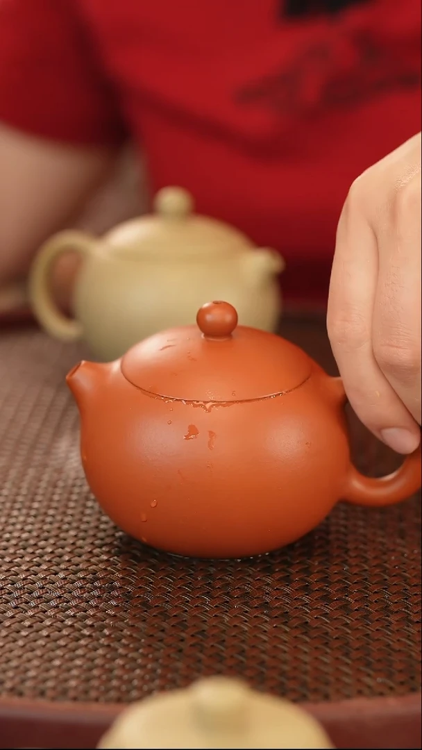 茶壶紫砂西施 朱泥 180cc
