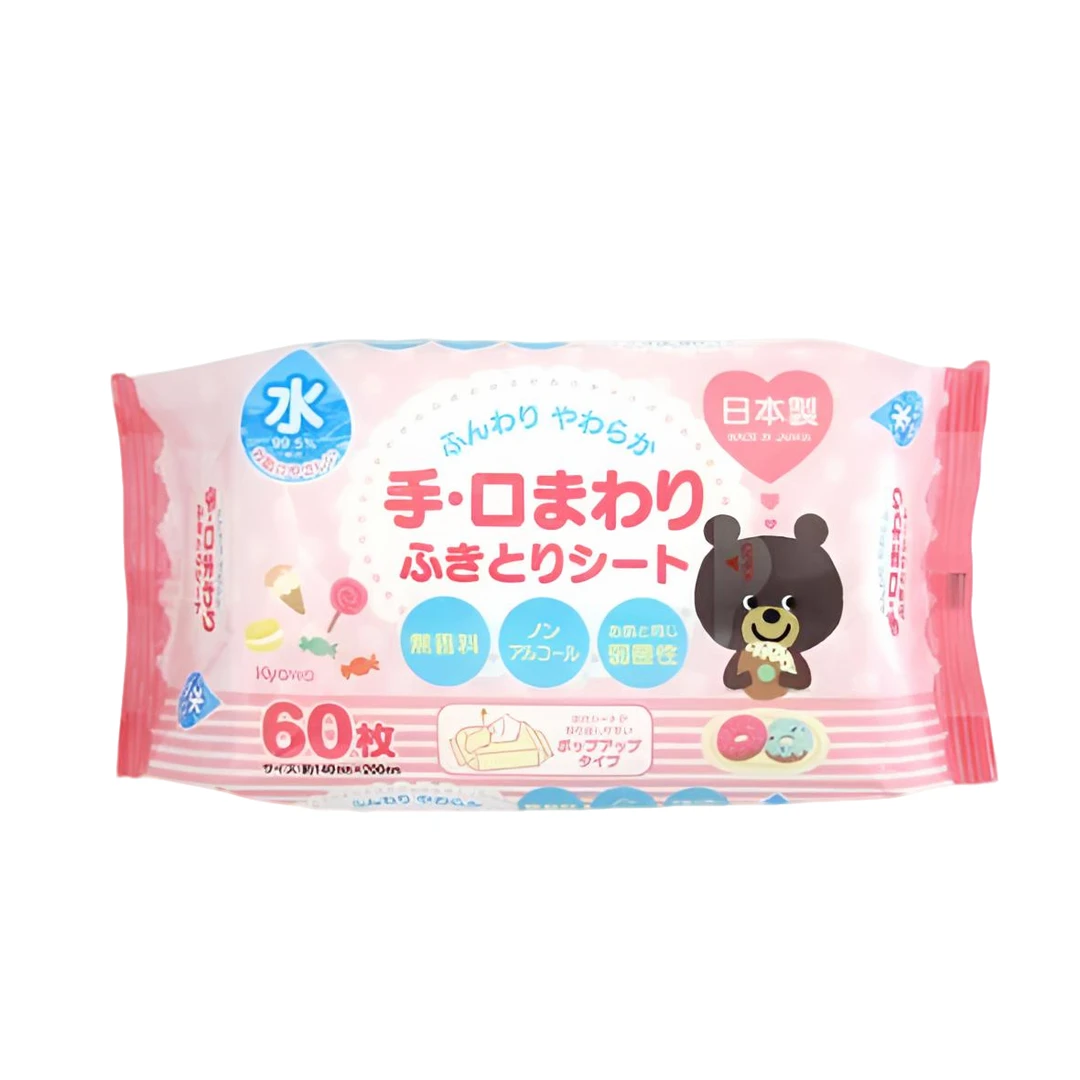 日本制 宝宝湿巾纸 60P入