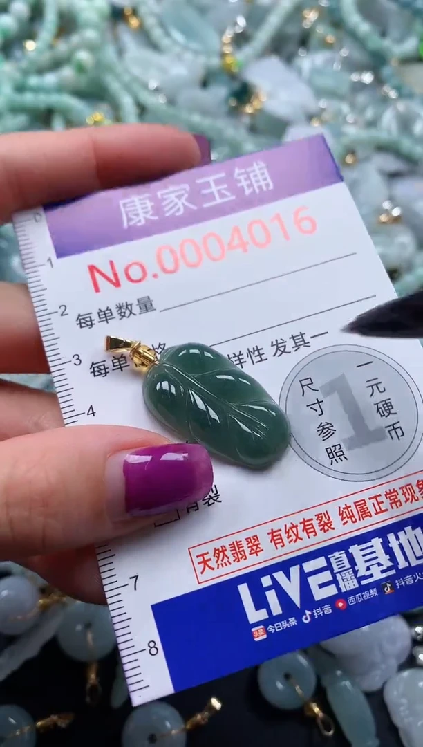 颈饰未镶嵌翡翠4016