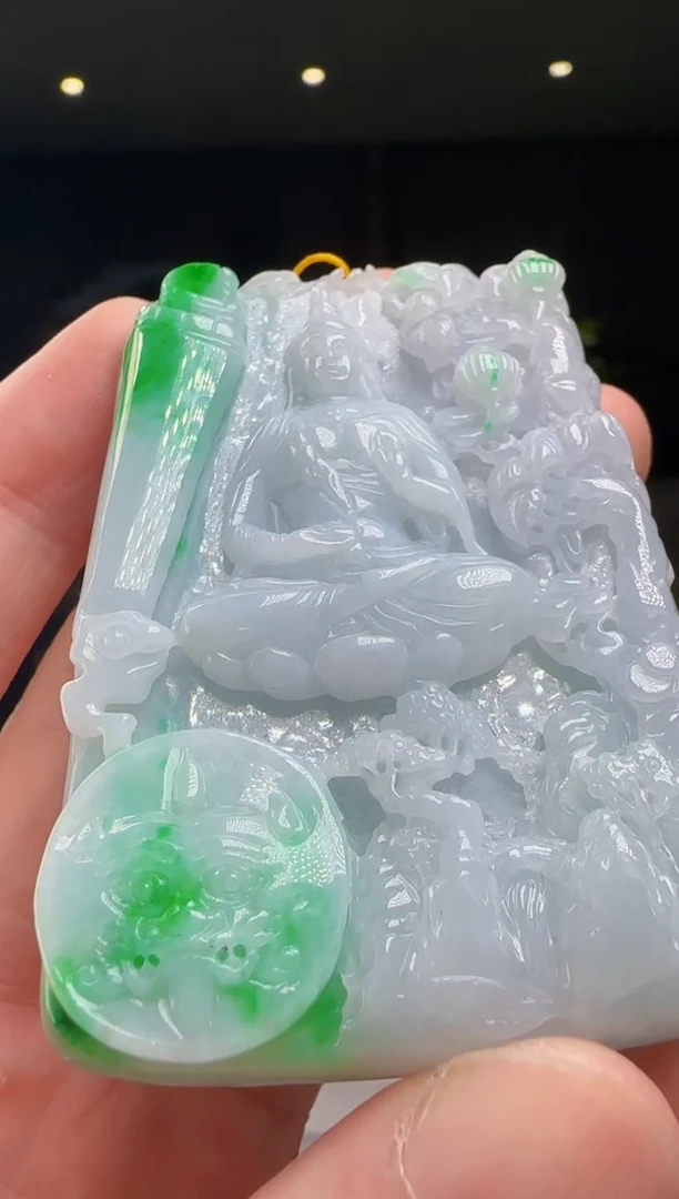 翡翠未镶嵌吊坠(不含链)DY@@960Q7J04469