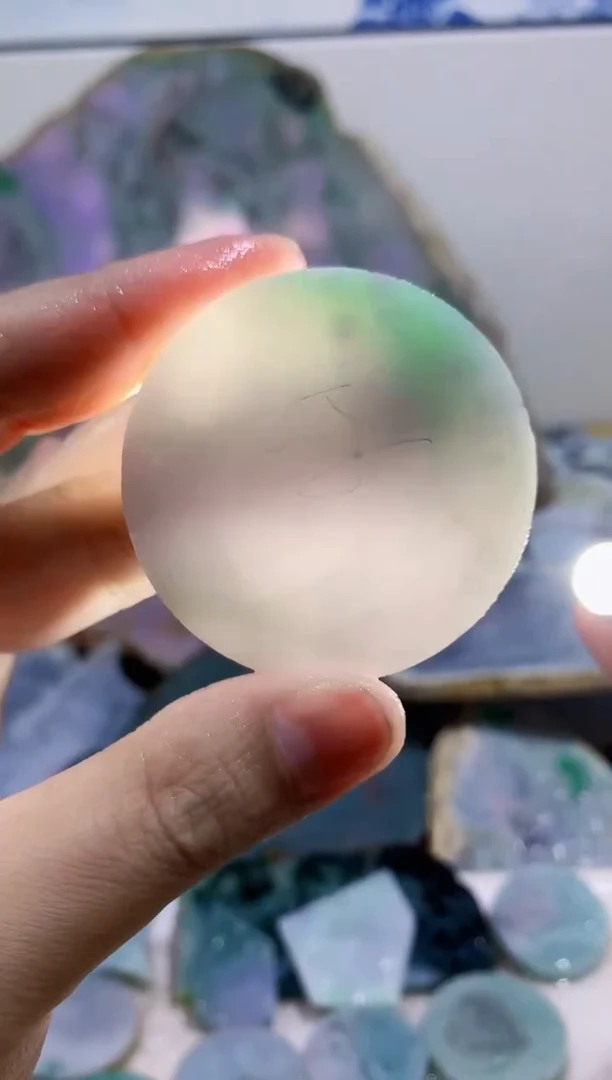 裸石翡翠0蒙0翡翠珠宝526