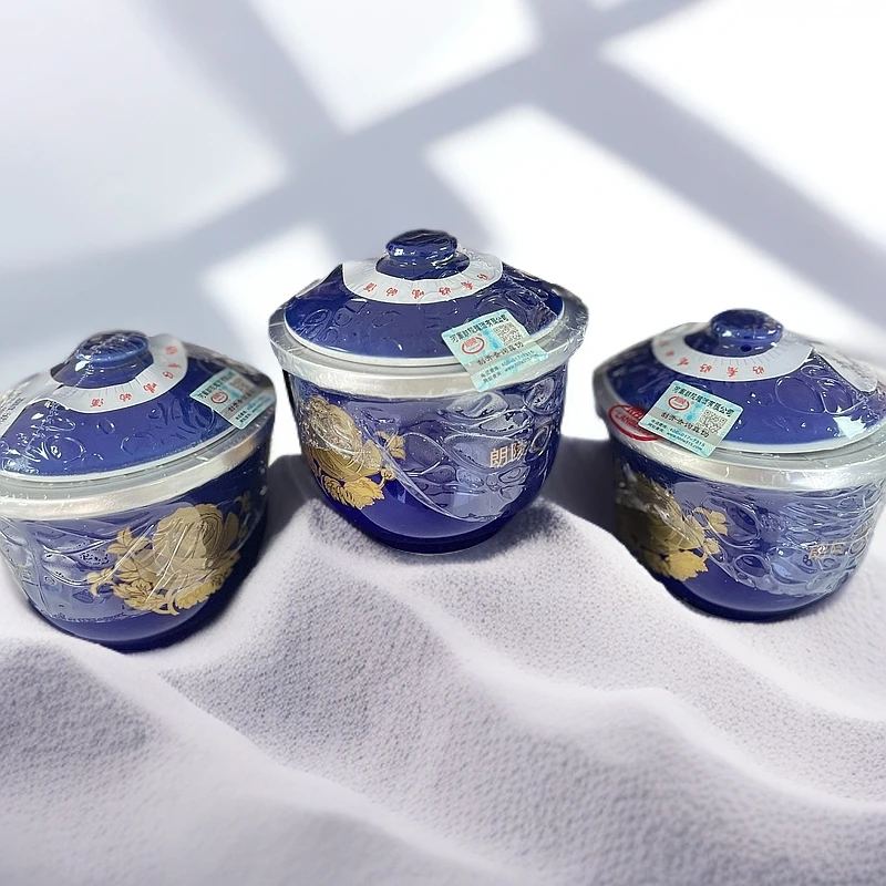 langling/朗陵罐装【蓝瓷经典】固态法浓香型白酒50度500ml*6罐