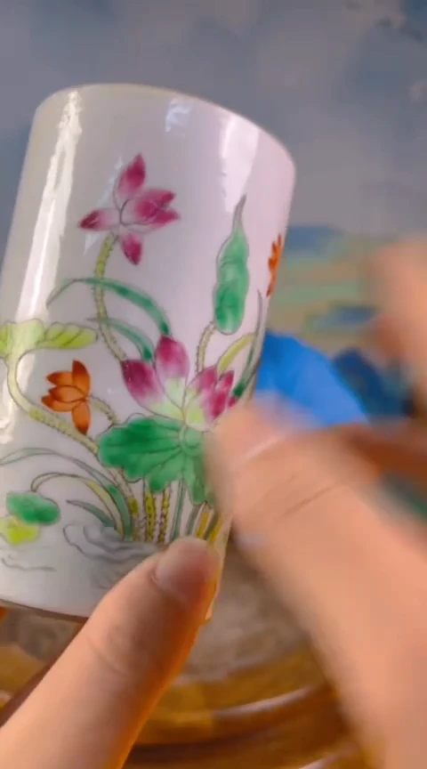 摆件景德镇陶瓷青花摆件129