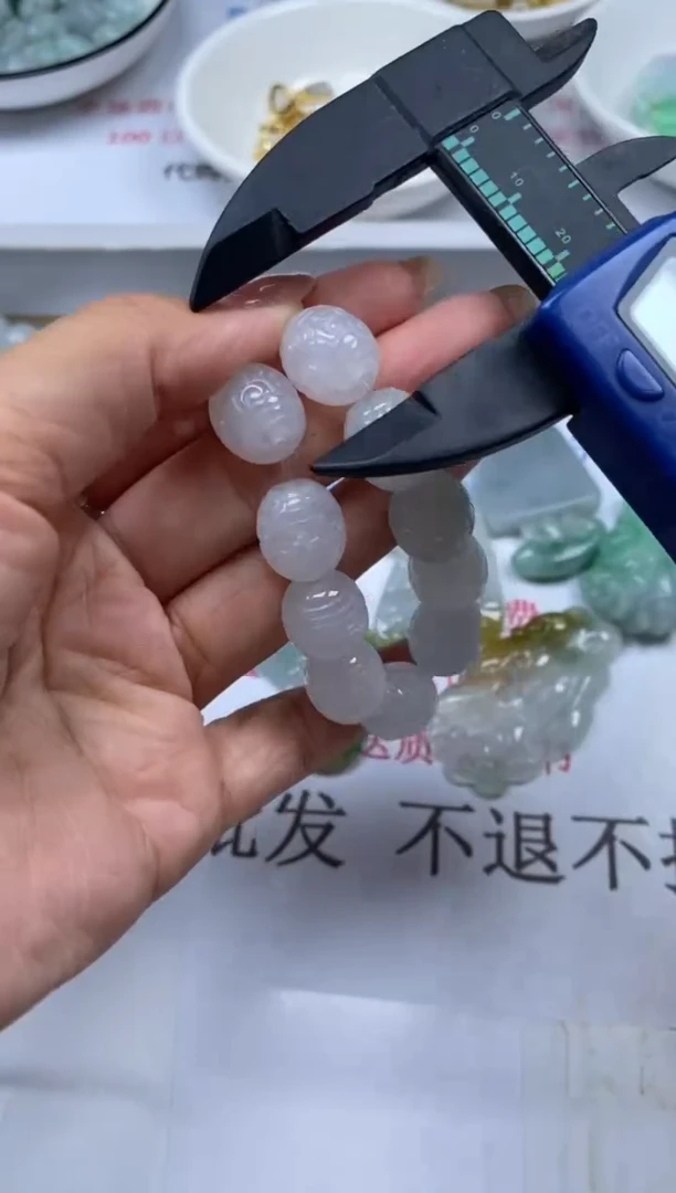 翡翠未镶嵌颈饰l***.雪欣散珠定制diy