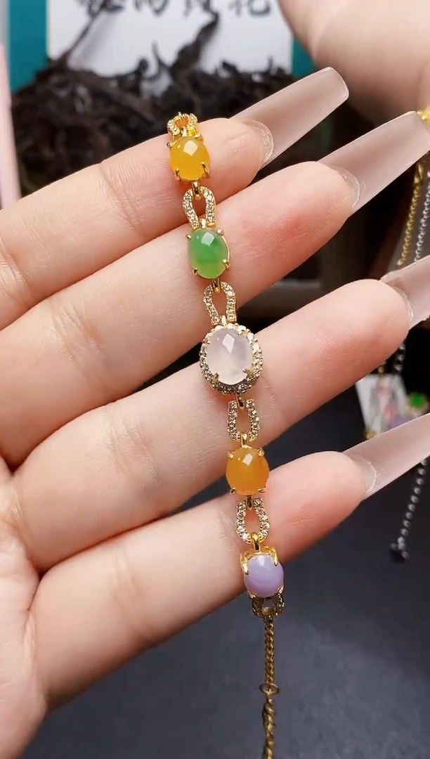 银S925镶嵌戒指翡翠1495