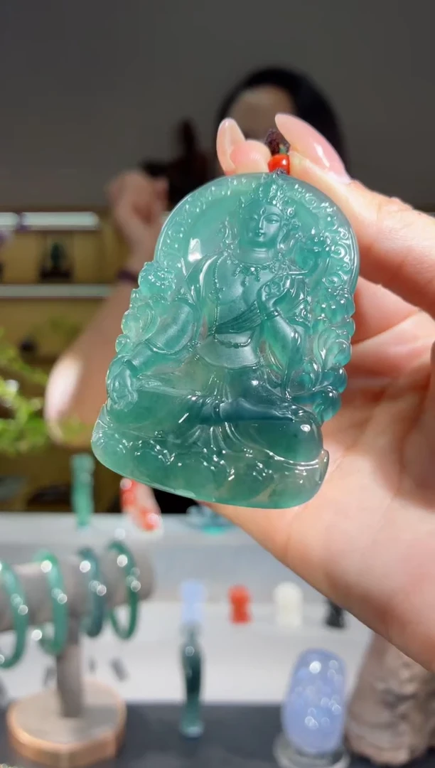 吊坠(不含链)未镶嵌翡翠度母