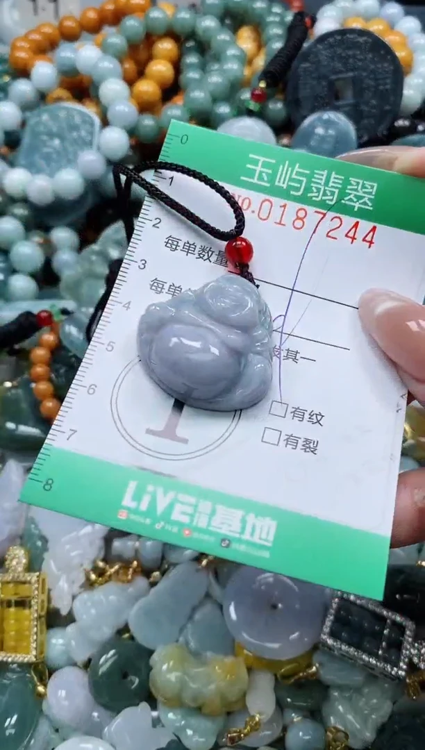 翡翠未镶嵌颈饰闪购0187244