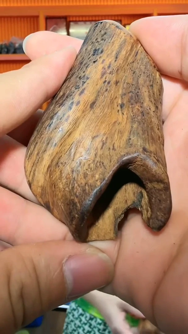 沉香手把件362号多样性发一