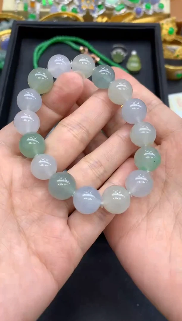 未镶嵌手串翡翠624-中国好珍宝