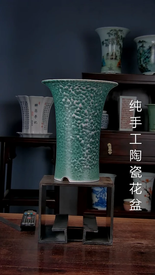 大****9景德镇陶瓷 手工花盆