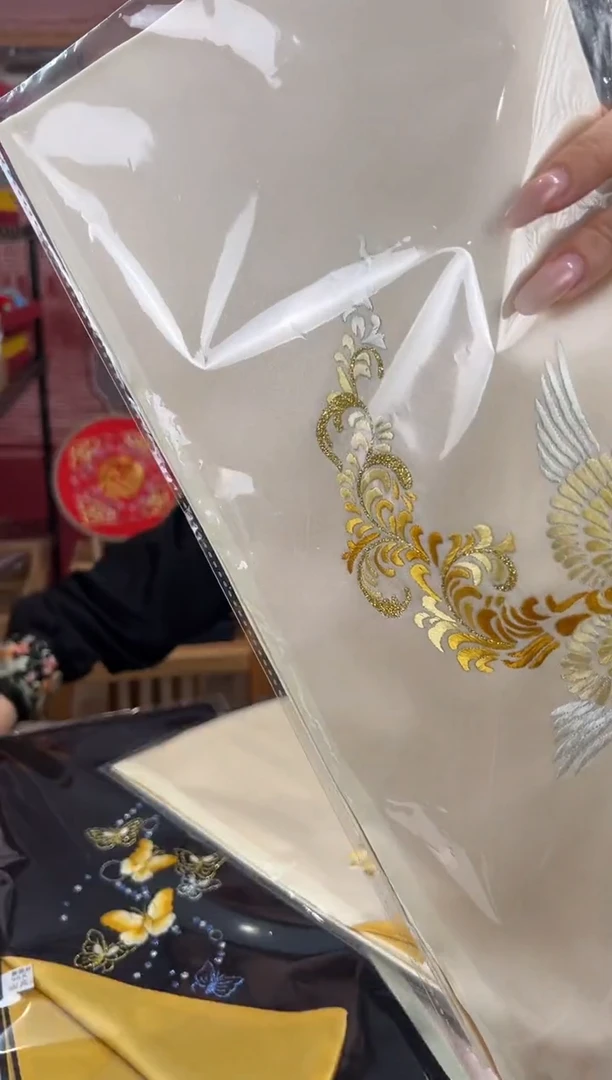 【闪购商品】刺绣苏绣100桑蚕丝丝巾