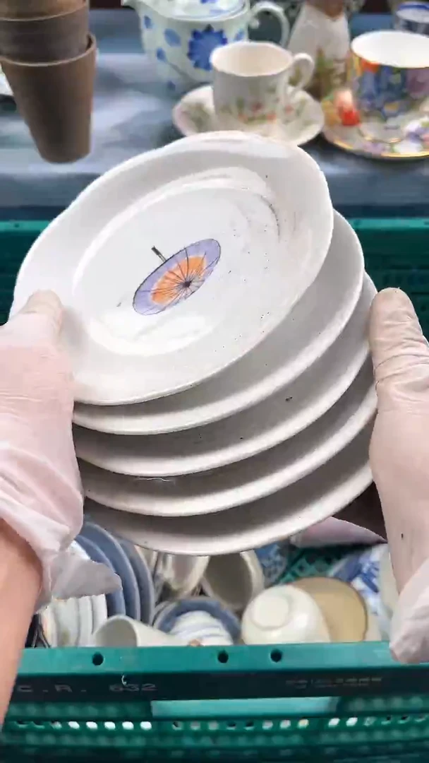 瓷片英歌瓷器满19.9包邮