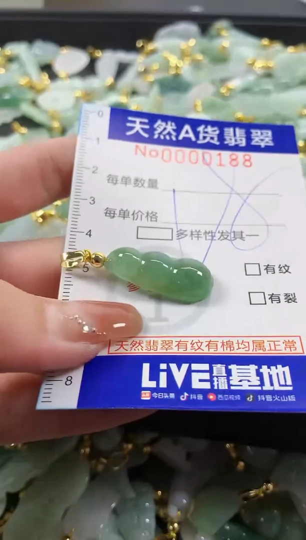颈饰未镶嵌翡翠天然A货翡翠