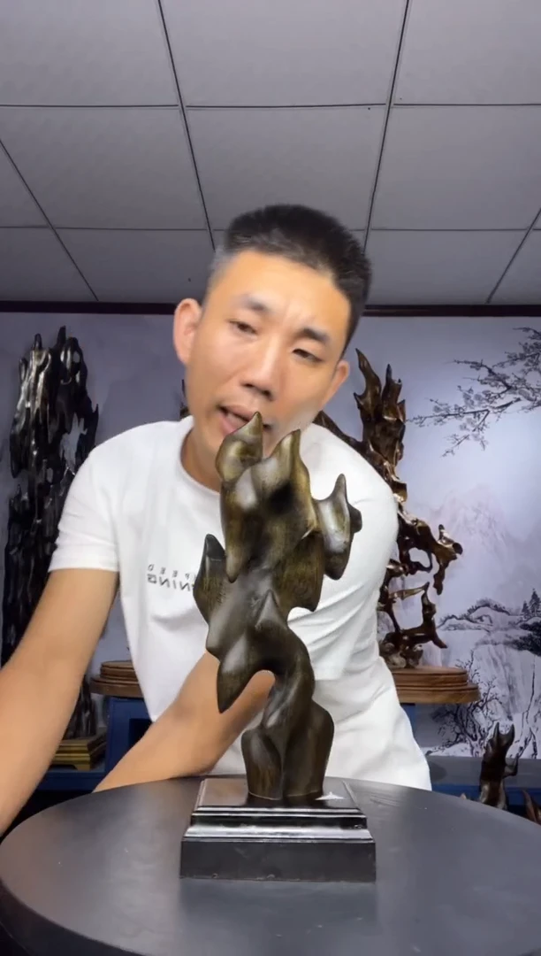 金丝楠木雕款l***止金丝楠木工艺品摆件