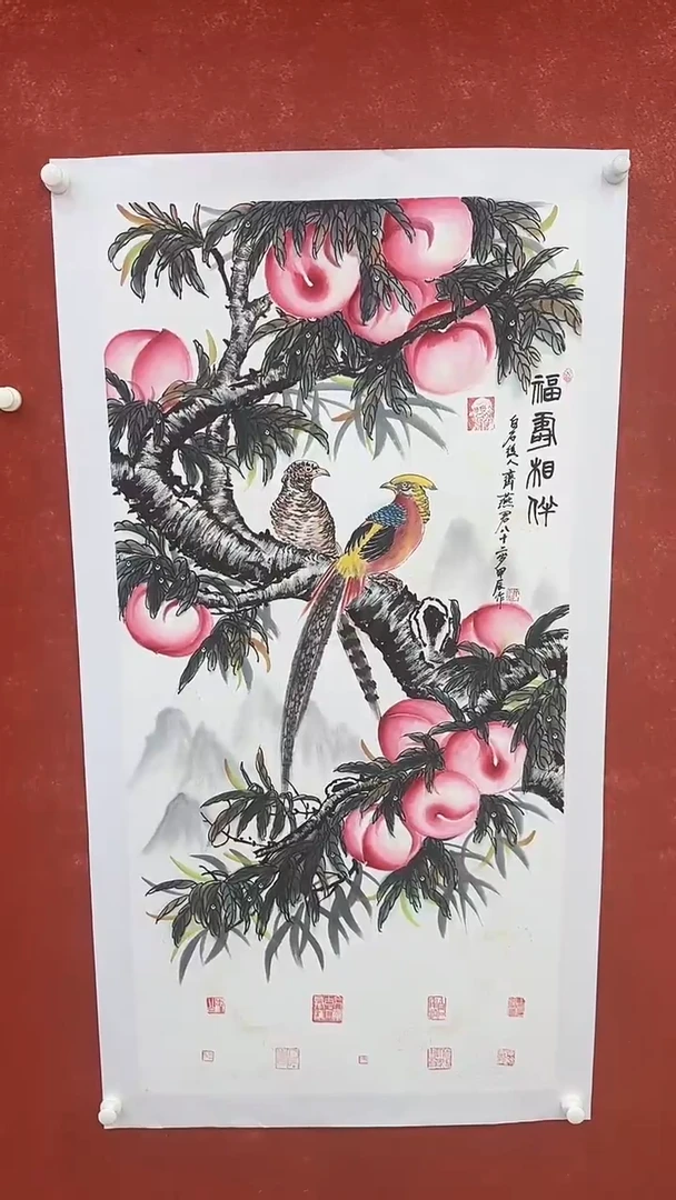 国画10.26-严选-齐燕君-四尺花鸟-C10