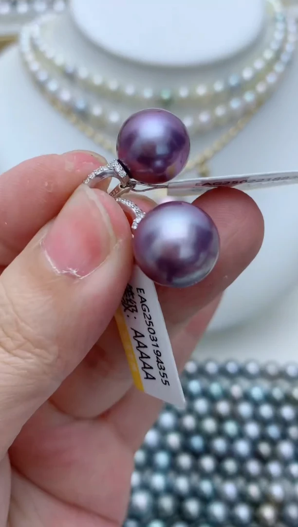 淡水珍珠银S925镶嵌颈饰e67 多样性发其一